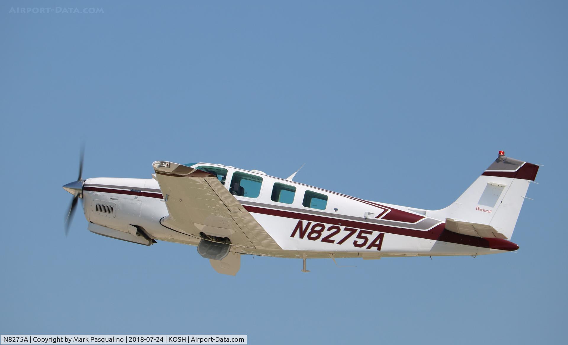 N8275A, 1993 Beech A36 Bonanza 36 C/N E-2803, Beech A36