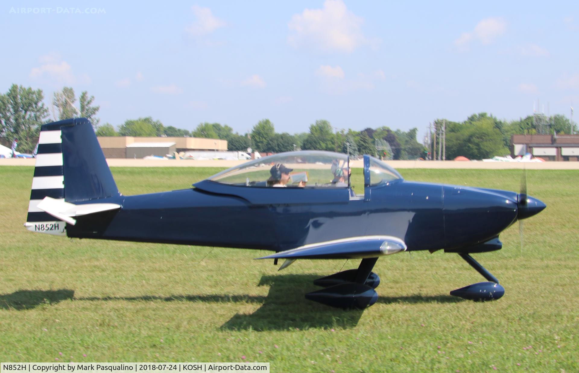 N852H, Vans RV-8A C/N 81985, Vans RV-8A