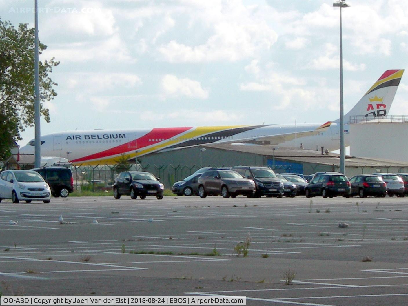 OO-ABD, 2008 Airbus A340-313X C/N 921, Parked