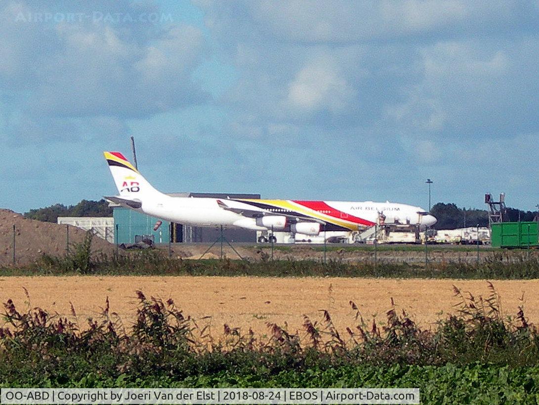 OO-ABD, 2008 Airbus A340-313X C/N 921, Parked