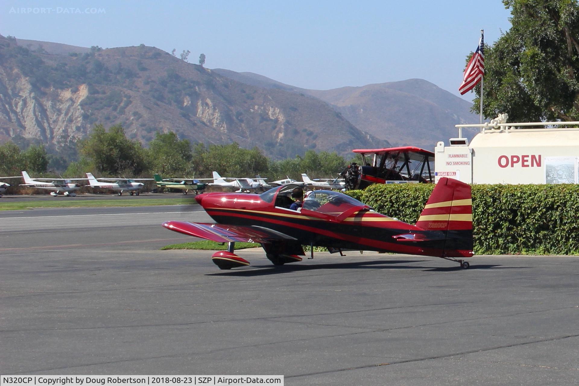 N320CP, 2015 Vans RV-7 C/N 72661, 2015 Williston VANs RV-7, Lycoming O-360-A1A 180 Hp, at Fuel Dock