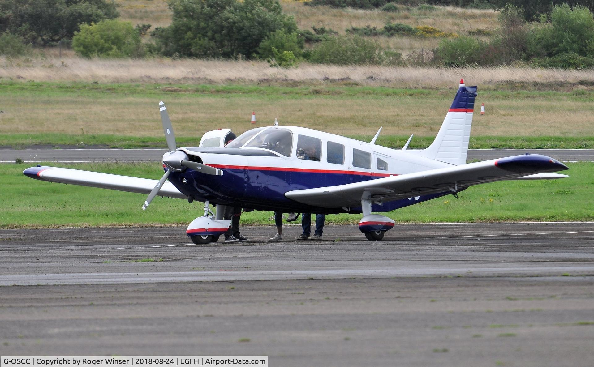 G-OSCC, 1975 Piper PA-32-300 Cherokee Six Cherokee Six C/N 32-7540020, Visiting Cherokee Six.
