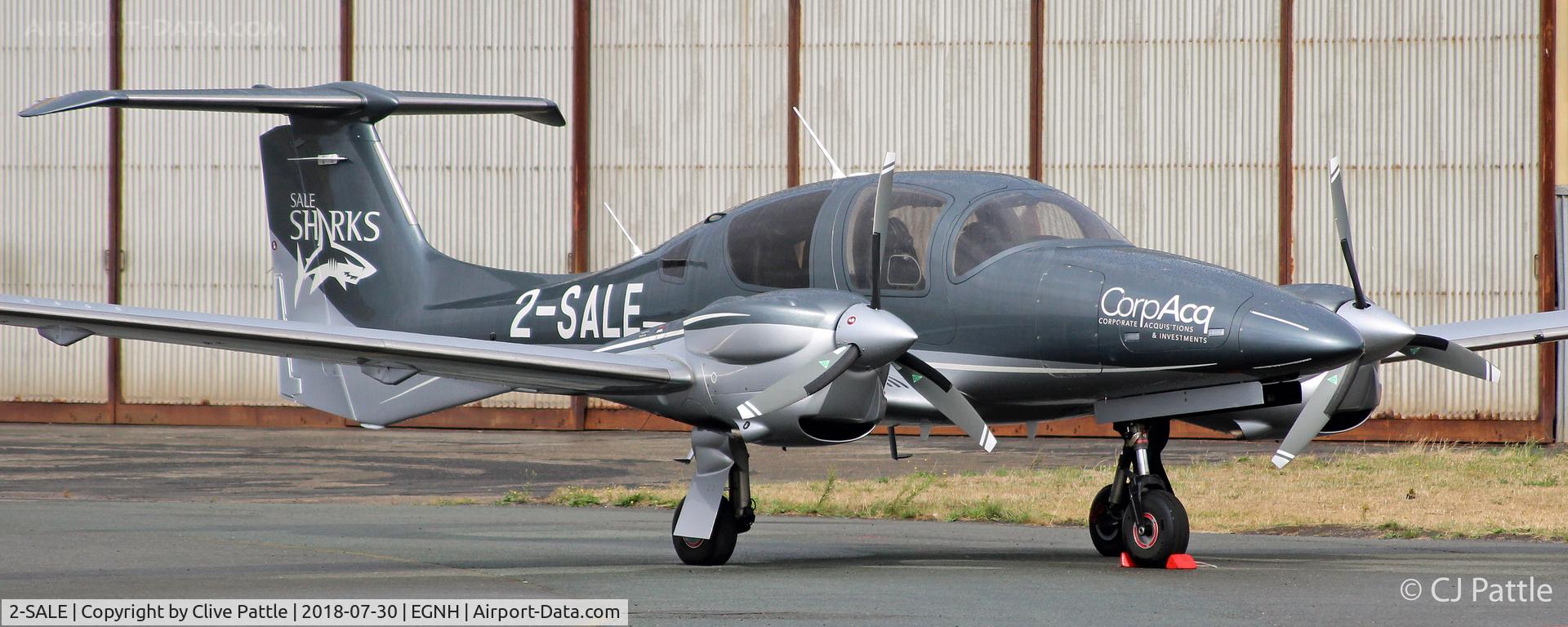 2-SALE, 2017 Diamond DA-62 C/N 62.069, Parked at Blackpool