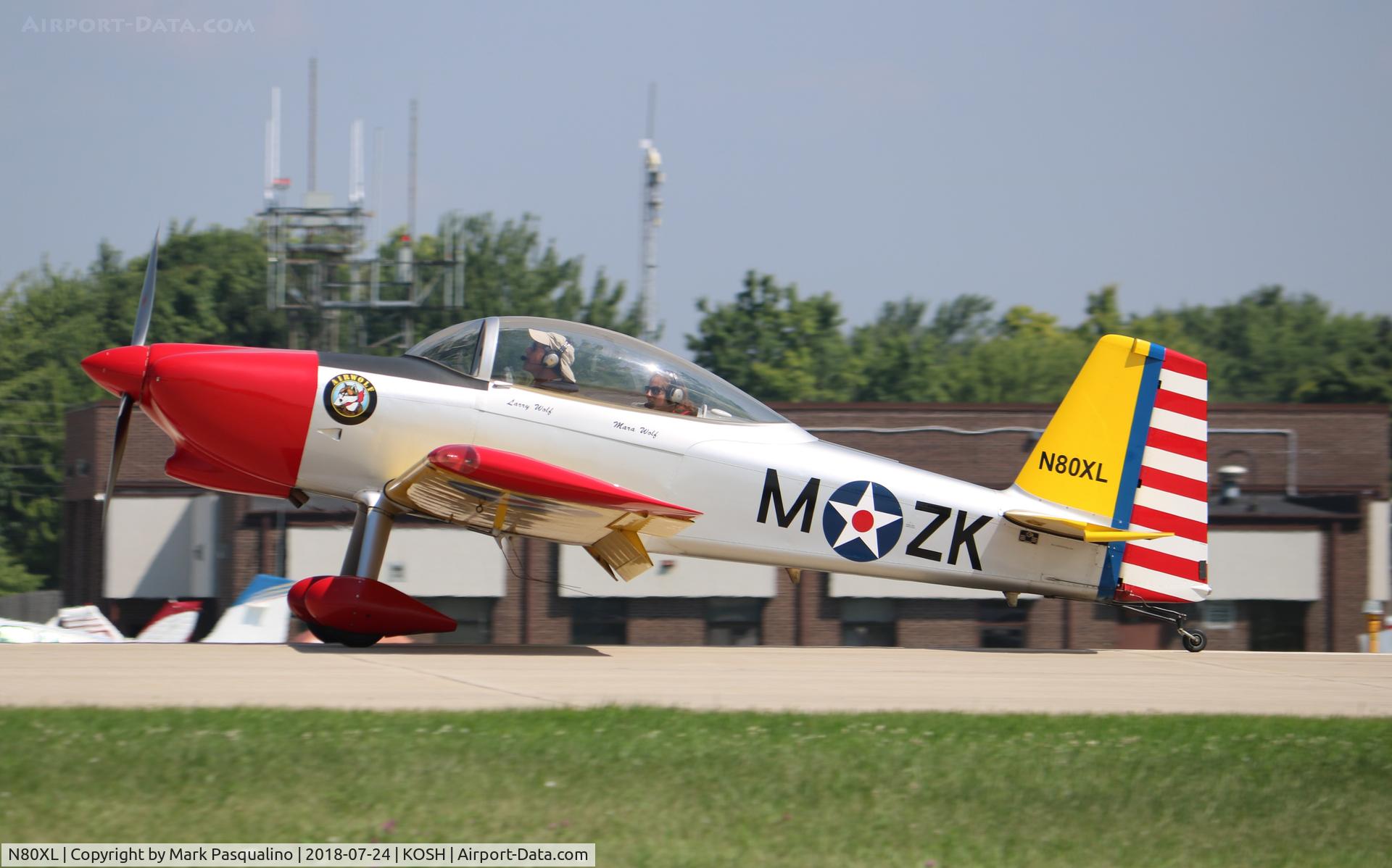 N80XL, 2008 Vans RV-8 C/N 82688, Vans RV-8