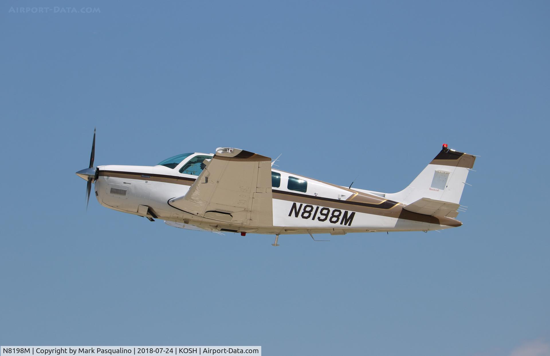 N8198M, 1993 Beech A36 Bonanza 36 C/N E-2787, Beech A36