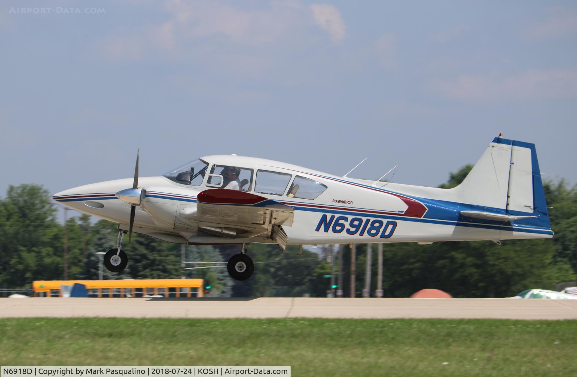 N6918D, 1962 Piper PA-23-160 Apache C/N 23-2038, Piper PA-23-160