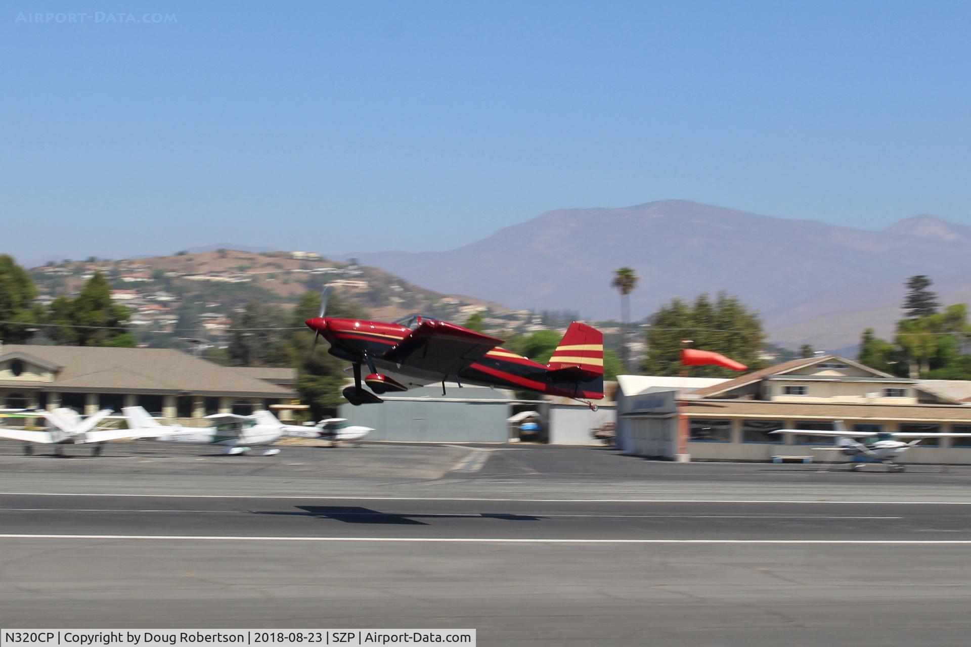 N320CP, 2015 Vans RV-7 C/N 72661, 2015 Williston VANs RV-7, Lycoming O-360-A1A 180 Hp, takeoff climb Rwy 22.