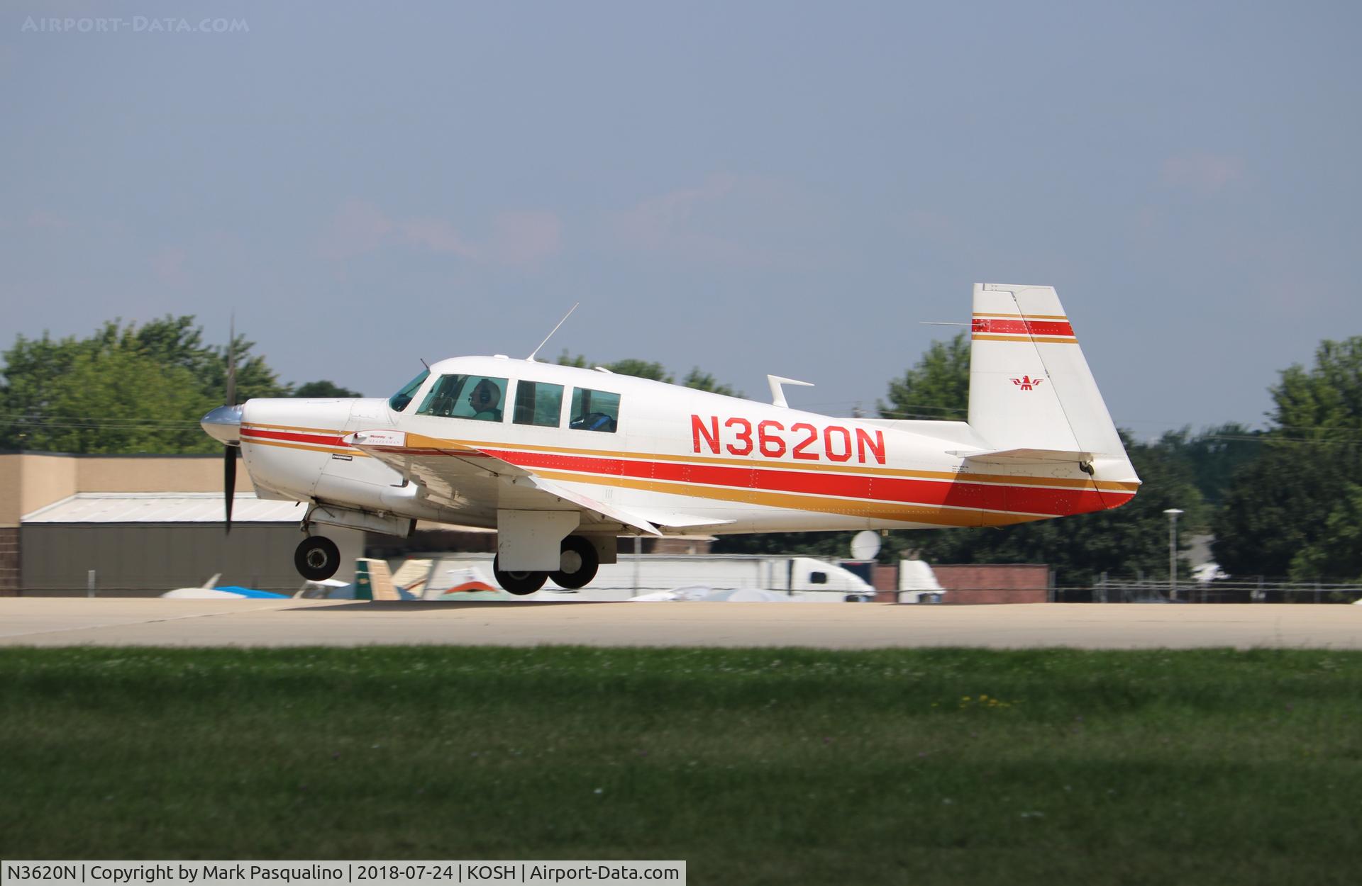 N3620N, 1967 Mooney M-20G Statesman C/N 680016, Mooney M20G
