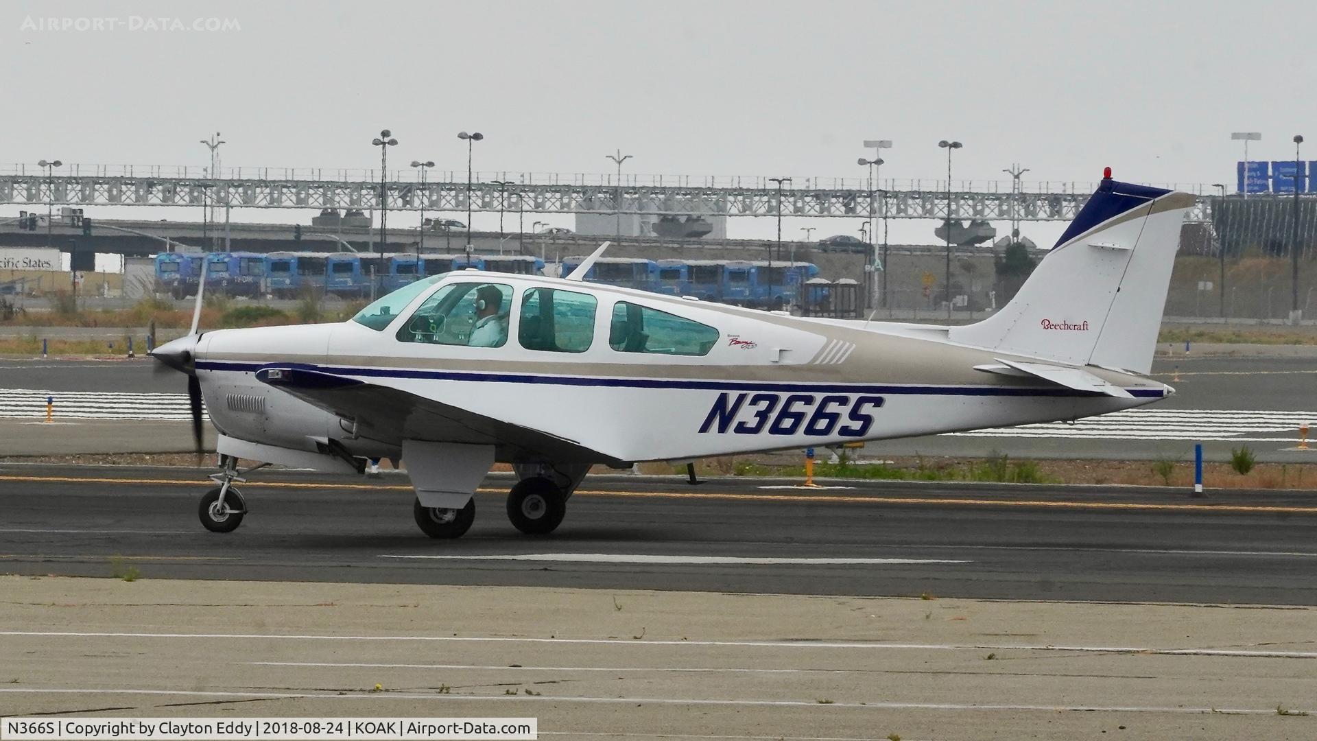 N366S, 1960 Beech 35-A33 Debonair C/N CD-243, North Field Oakland California 2018.