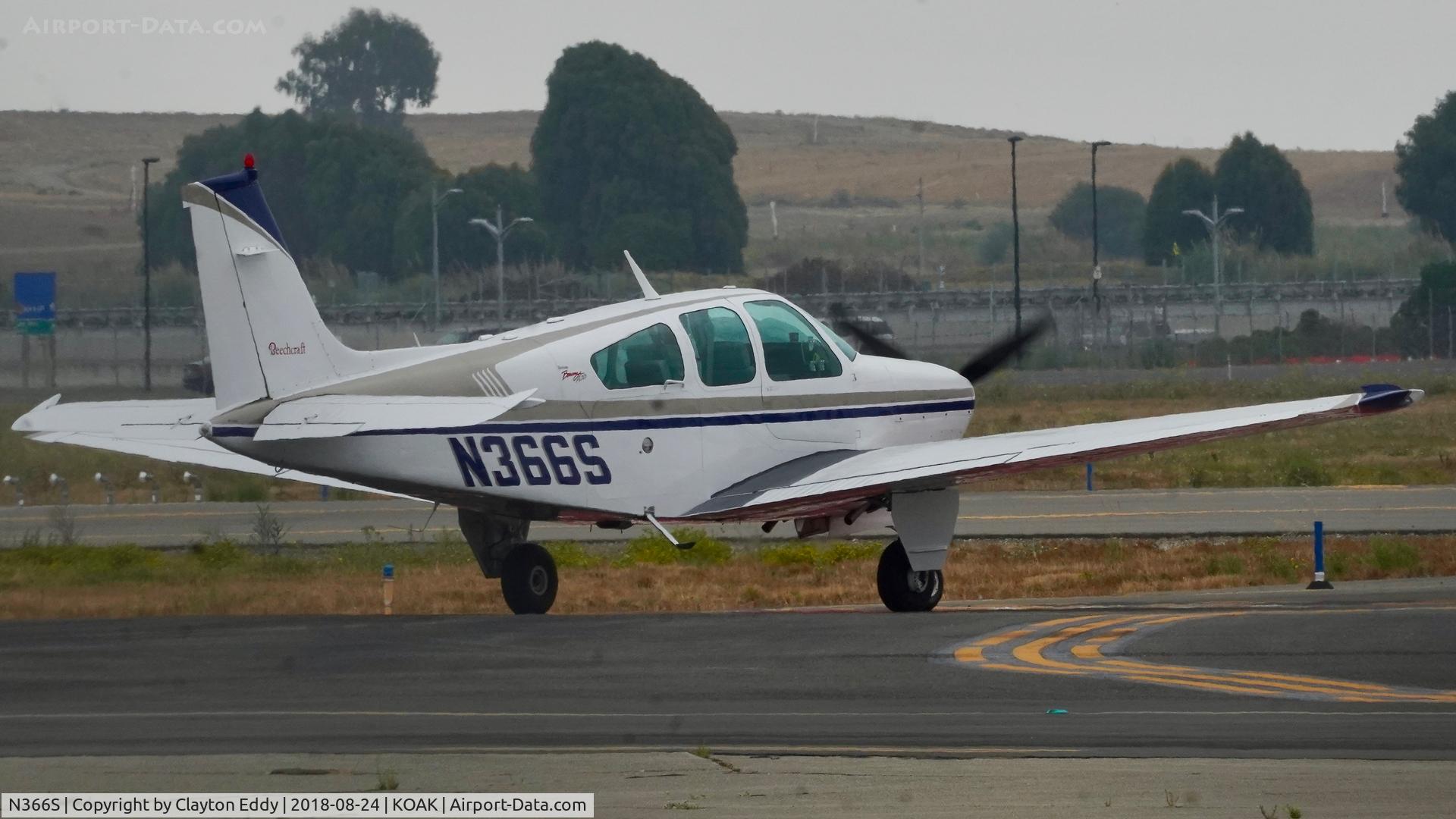 N366S, 1960 Beech 35-A33 Debonair C/N CD-243, North Field Oakland California 2018.
