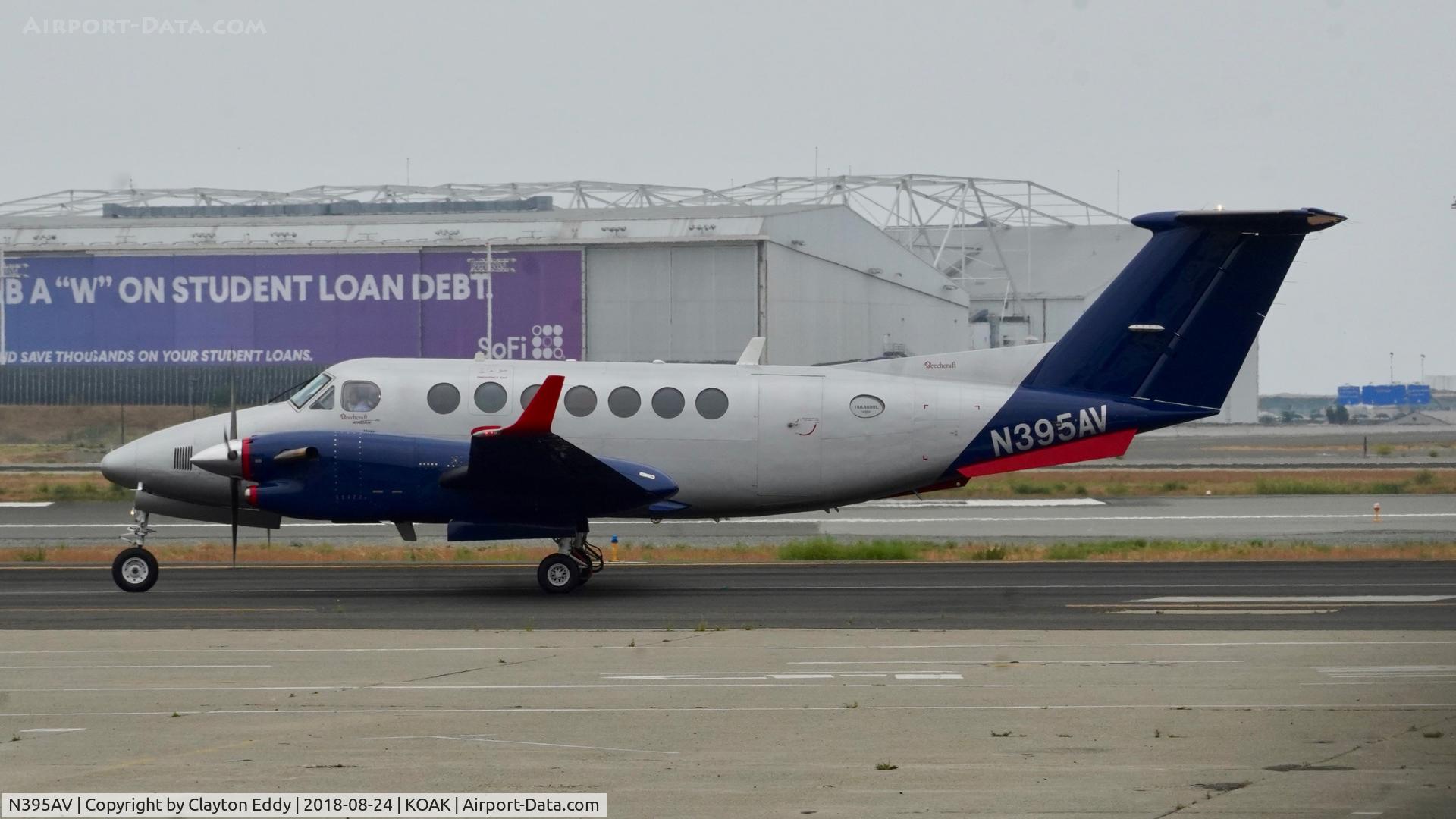 N395AV, 2003 Raytheon Aircraft Company B300 C/N FL-375, North Field Oakland California 2018.