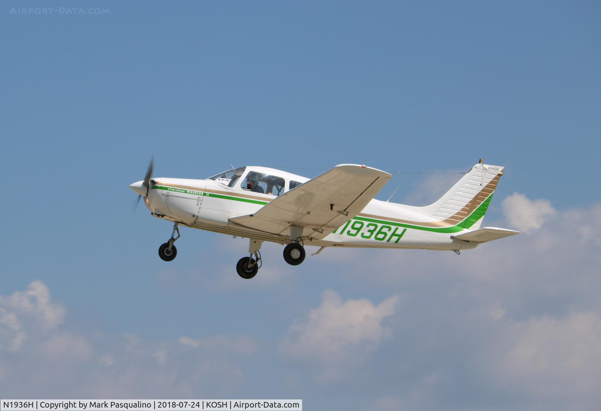 N1936H, 1977 Piper PA-28-161 C/N 28-7716066, Piper PA-28-161
