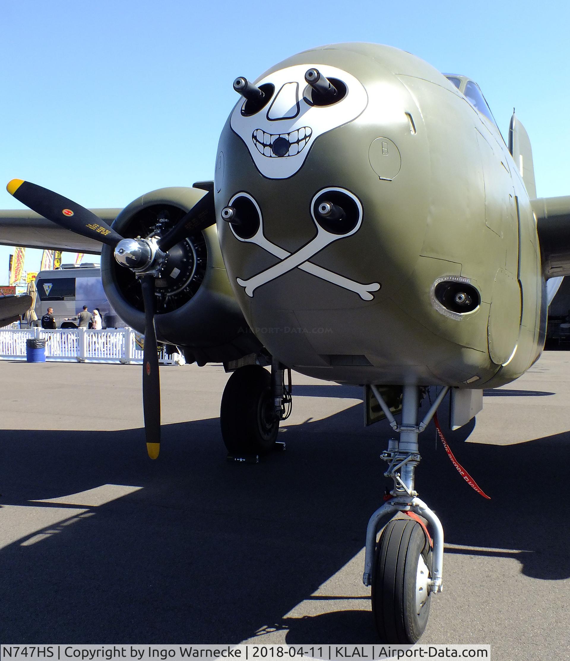 N747HS, 1943 Douglas A-20G-40-DO Havoc C/N 21356, Douglas A-20G-40-DO Havoc at 2018 Sun 'n Fun, Lakeland FL