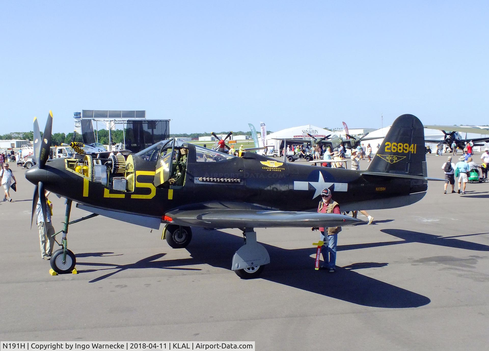 N191H, 1944 Bell P-63A-6-BE Kingcobra C/N 33-11, Bell P-63A Kingcobra at 2018 Sun 'n Fun, Lakeland FL
