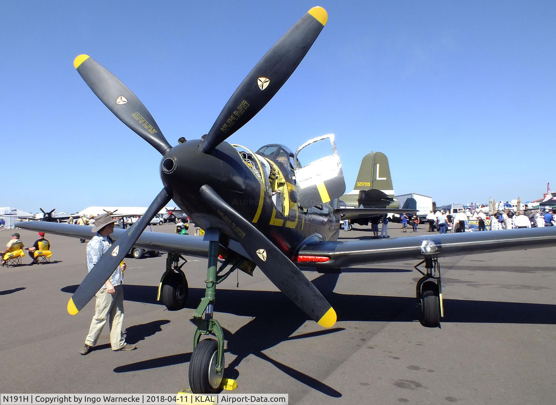 N191H, 1944 Bell P-63A-6-BE Kingcobra C/N 33-11, Bell P-63A Kingcobra at 2018 Sun 'n Fun, Lakeland FL