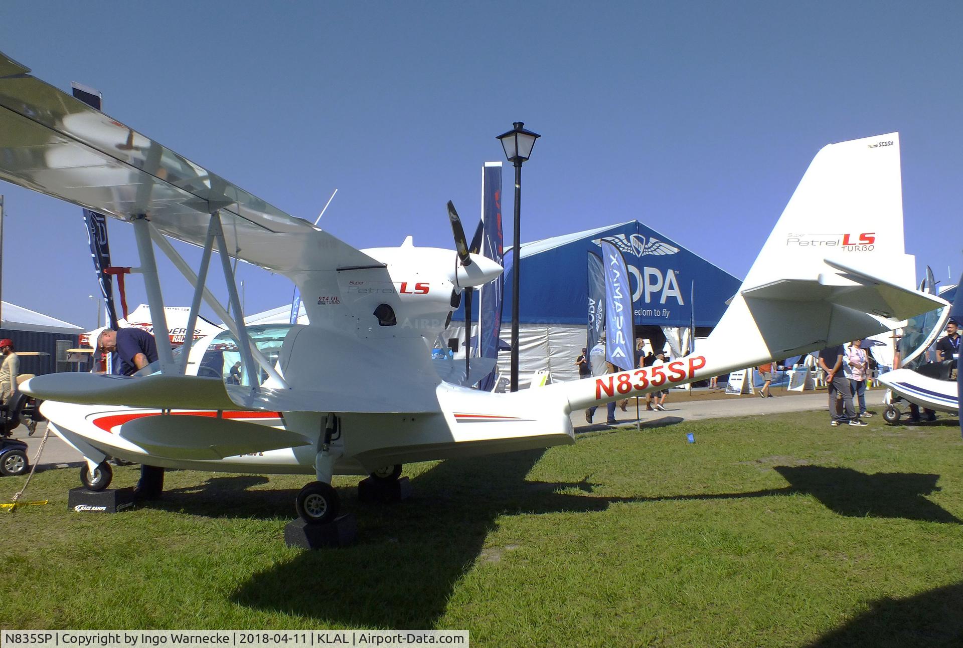 N835SP, 2017 Scoda Aeronautica Super Petrel LS C/N S0358, Scoda Aeronautica Super Petrel LS at 2018 Sun 'n Fun, Lakeland FL