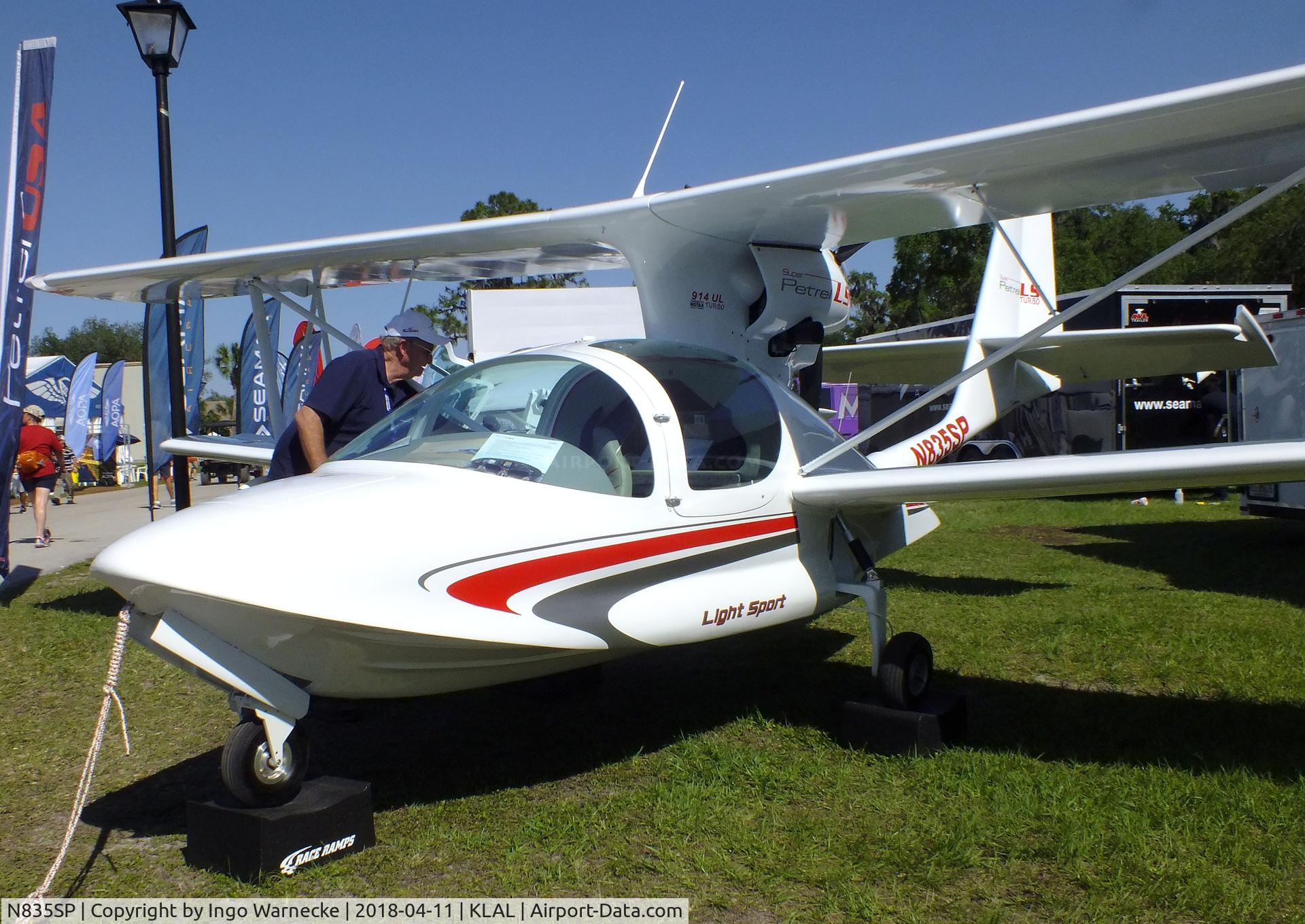 N835SP, 2017 Scoda Aeronautica Super Petrel LS C/N S0358, Scoda Aeronautica Super Petrel LS at 2018 Sun 'n Fun, Lakeland FL