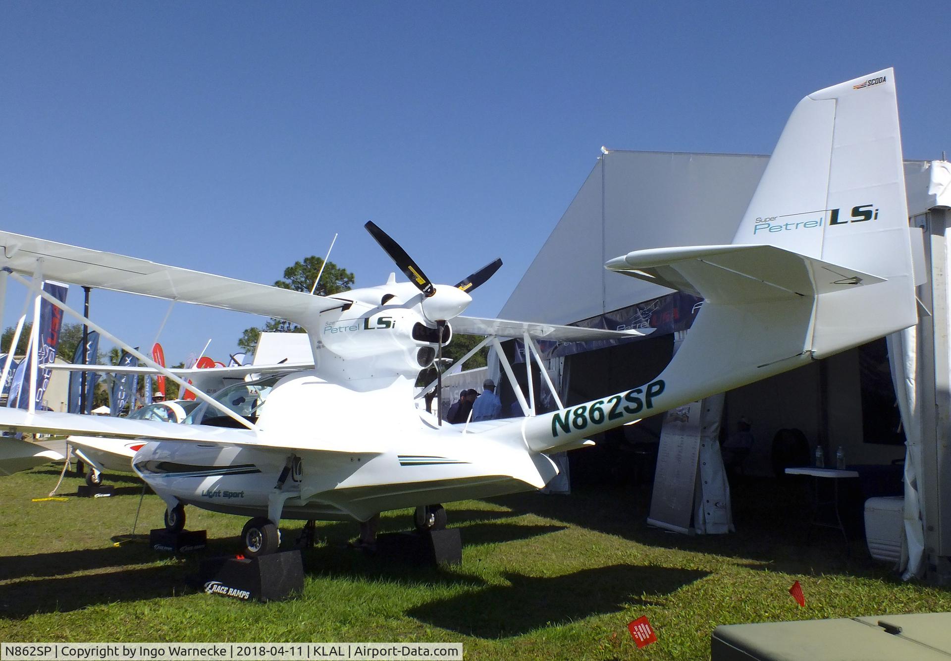 N862SP, 2017 Scoda Aeronautica Super Petrel LS C/N S0357, Scoda Aeronáutica Super Petrel LS at 2018 Sun 'n Fun, Lakeland FL