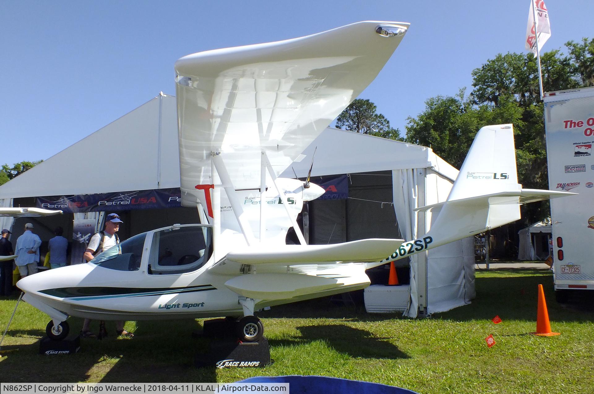 N862SP, 2017 Scoda Aeronautica Super Petrel LS C/N S0357, Scoda Aeronáutica Super Petrel LS at 2018 Sun 'n Fun, Lakeland FL