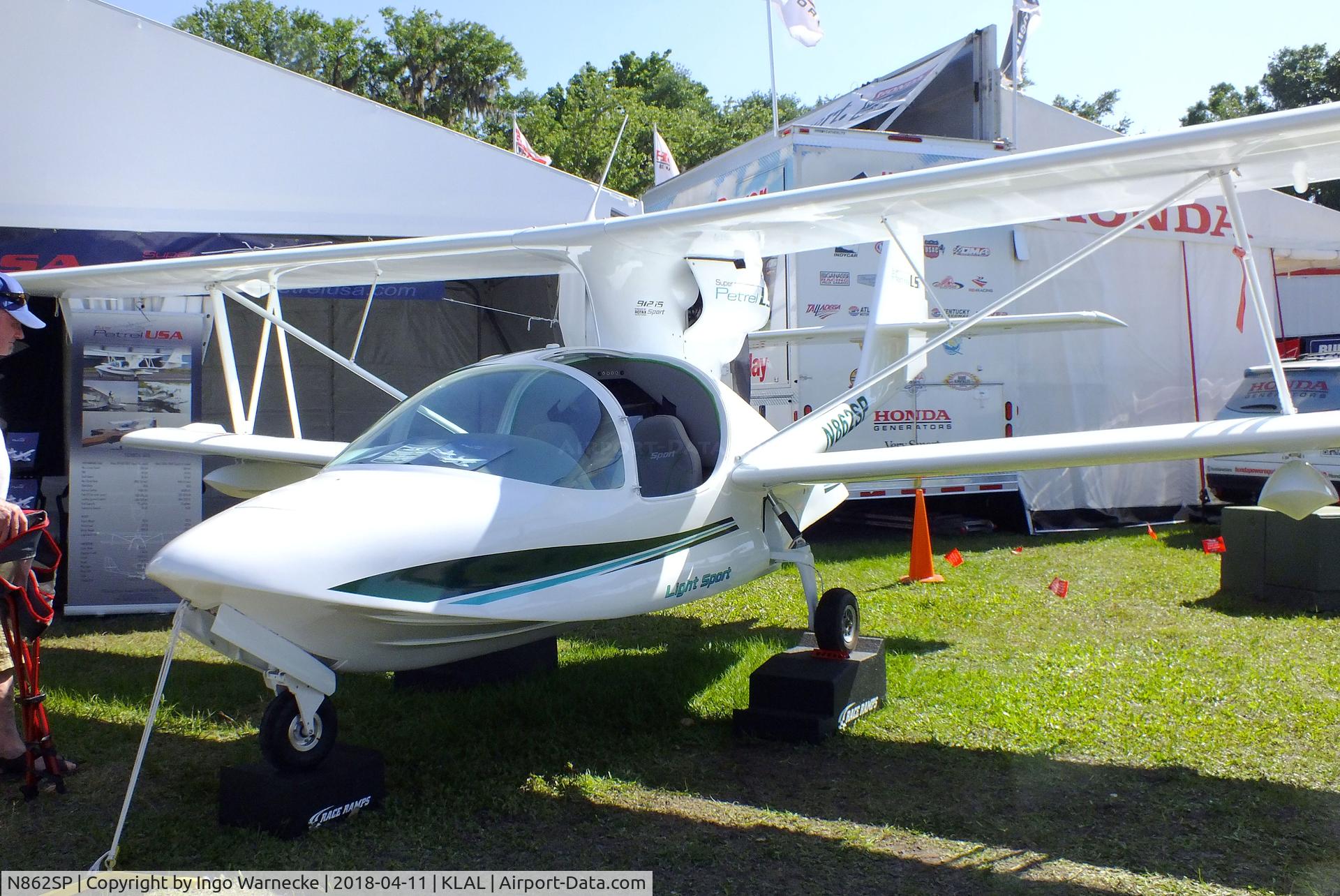 N862SP, 2017 Scoda Aeronautica Super Petrel LS C/N S0357, Scoda Aeronáutica Super Petrel LS at 2018 Sun 'n Fun, Lakeland FL