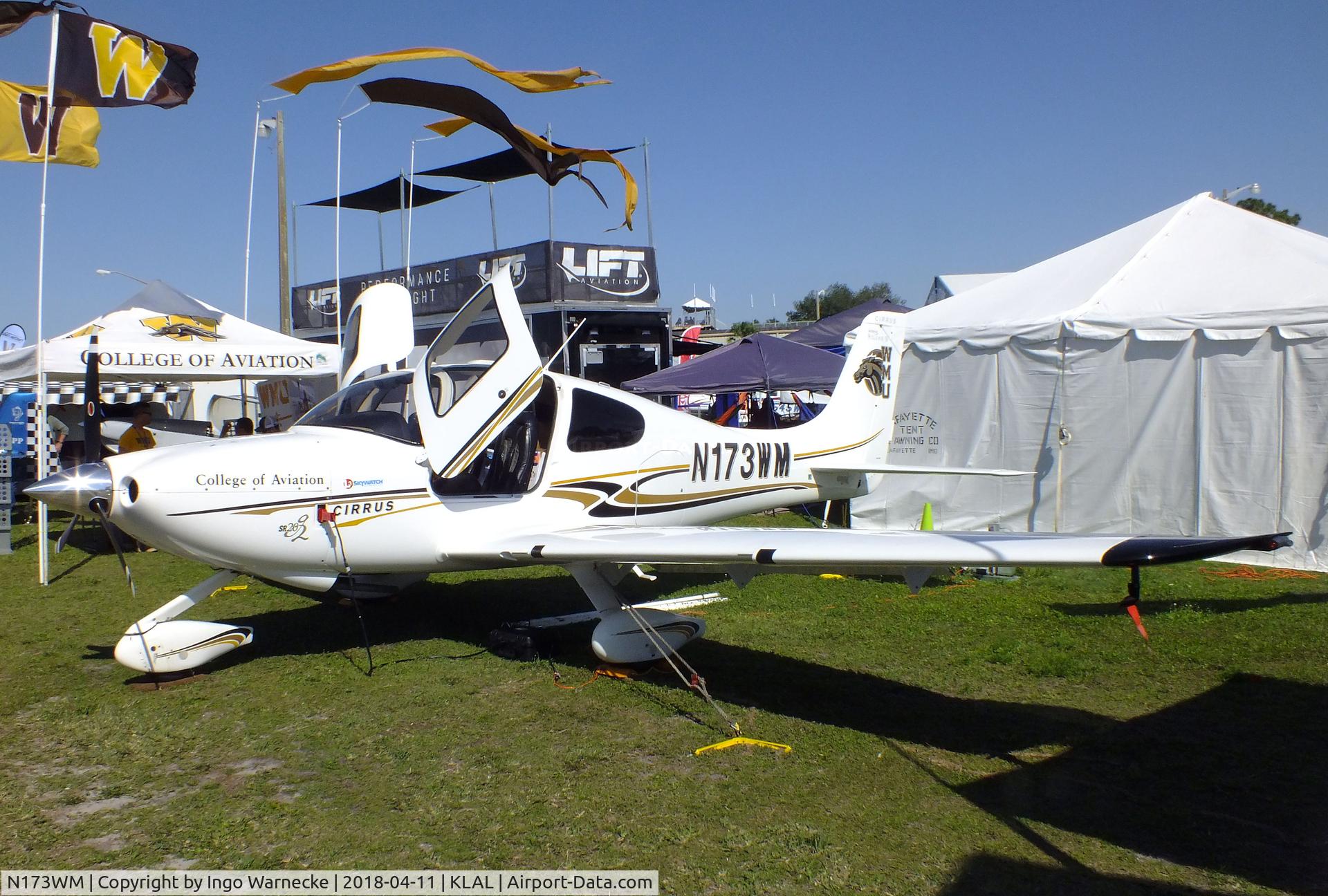 N173WM, 2006 Cirrus SR20 C/N 1739, Cirrus SR20 at 2018 Sun 'n Fun, Lakeland FL