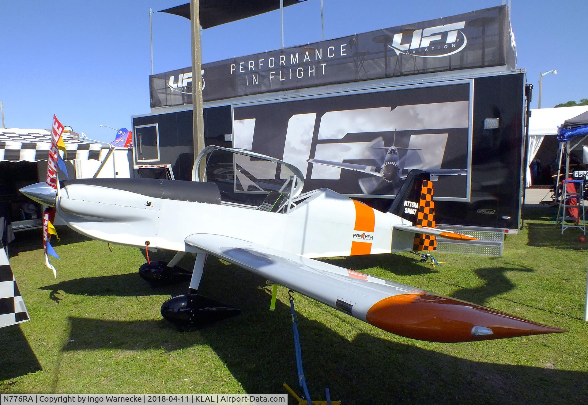N776RA, 2016 Sport Performance Aviation LLC Panther LS C/N 007, Sport Performance Aviation LLC Panther LS at 2018 Sun 'n Fun, Lakeland FL
