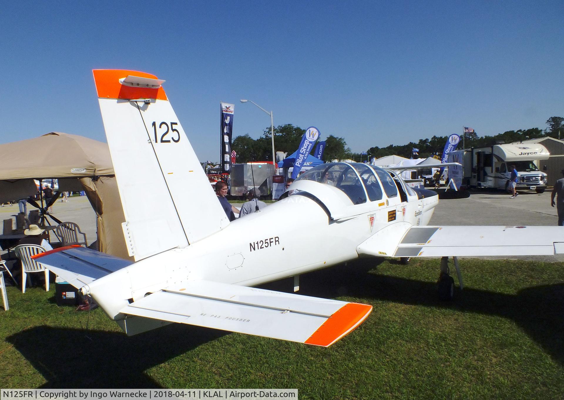 N125FR, Socata TB-30 Epsilon C/N 125, SOCATA TB-30 Epsilon at 2018 Sun 'n Fun, Lakeland FL