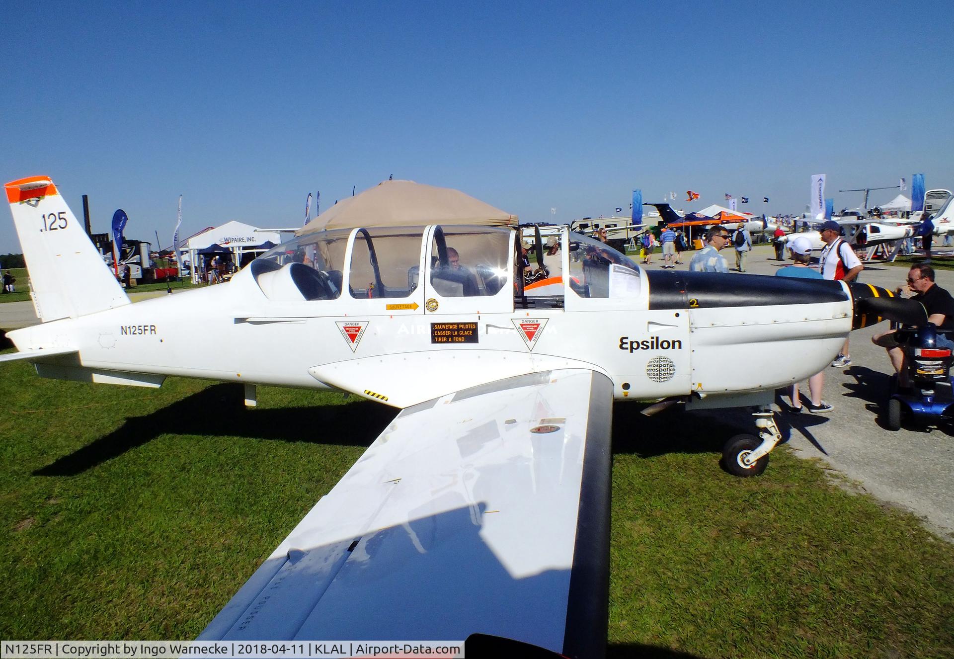 N125FR, Socata TB-30 Epsilon C/N 125, SOCATA TB-30 Epsilon at 2018 Sun 'n Fun, Lakeland FL