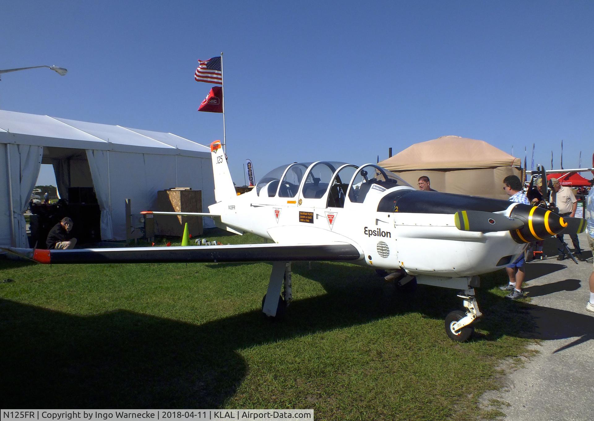 N125FR, Socata TB-30 Epsilon C/N 125, SOCATA TB-30 Epsilon at 2018 Sun 'n Fun, Lakeland FL