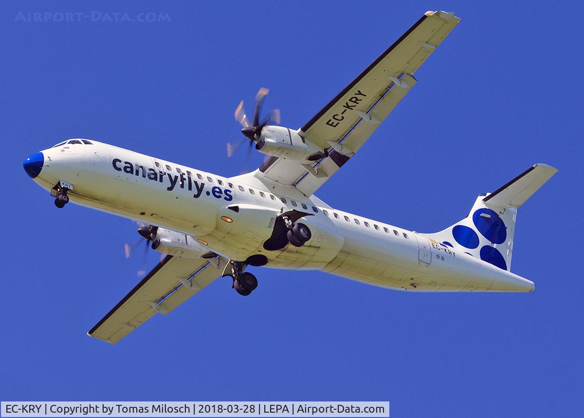 EC-KRY, 2008 ATR 72-212A C/N 795, Now operating for Canary Fly