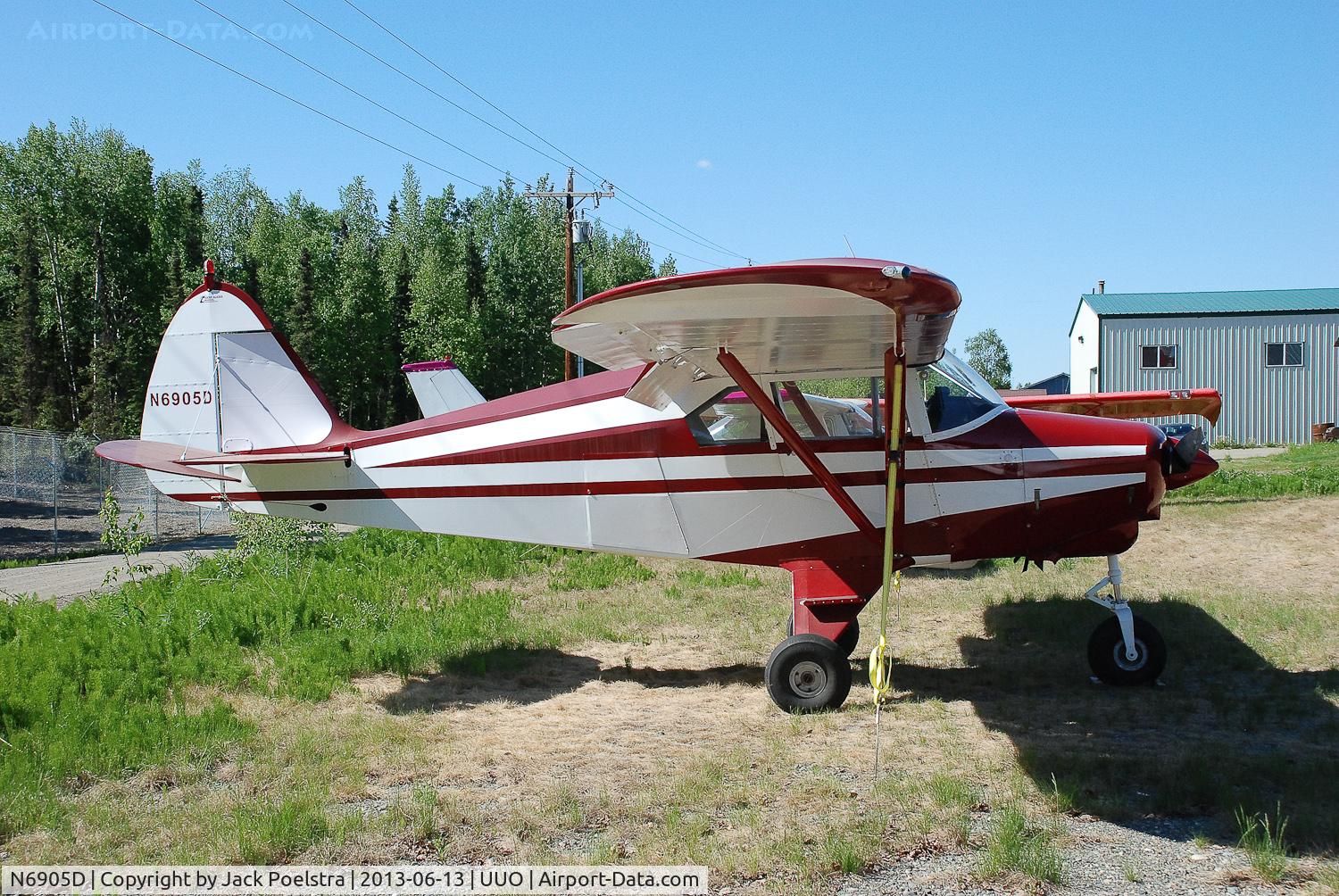 N6905D, 1957 Piper PA-22-150 Tri-Pacer C/N 22-4832, N6905D at Willow airport AK