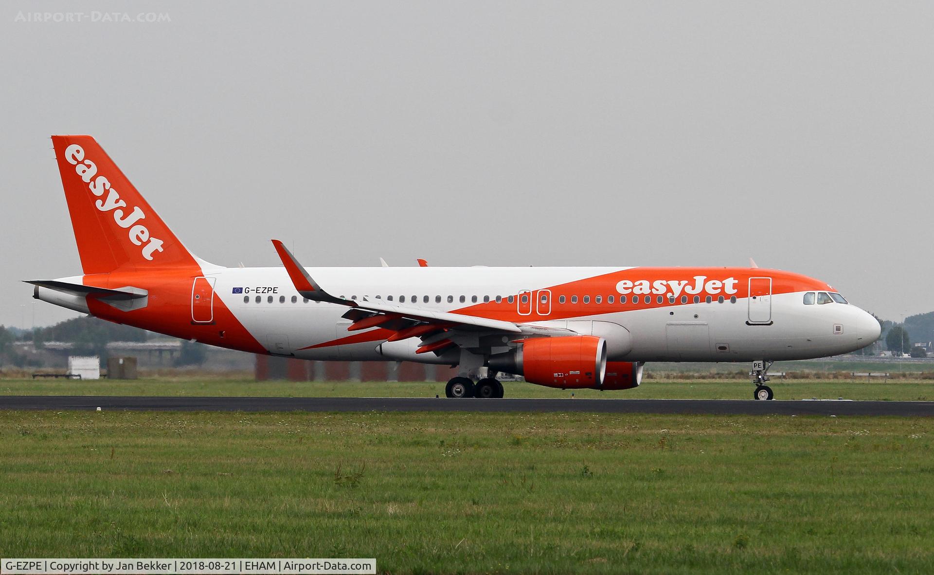 G-EZPE, 2015 Airbus A320-214 C/N 7044, Schiphol Amsterdam