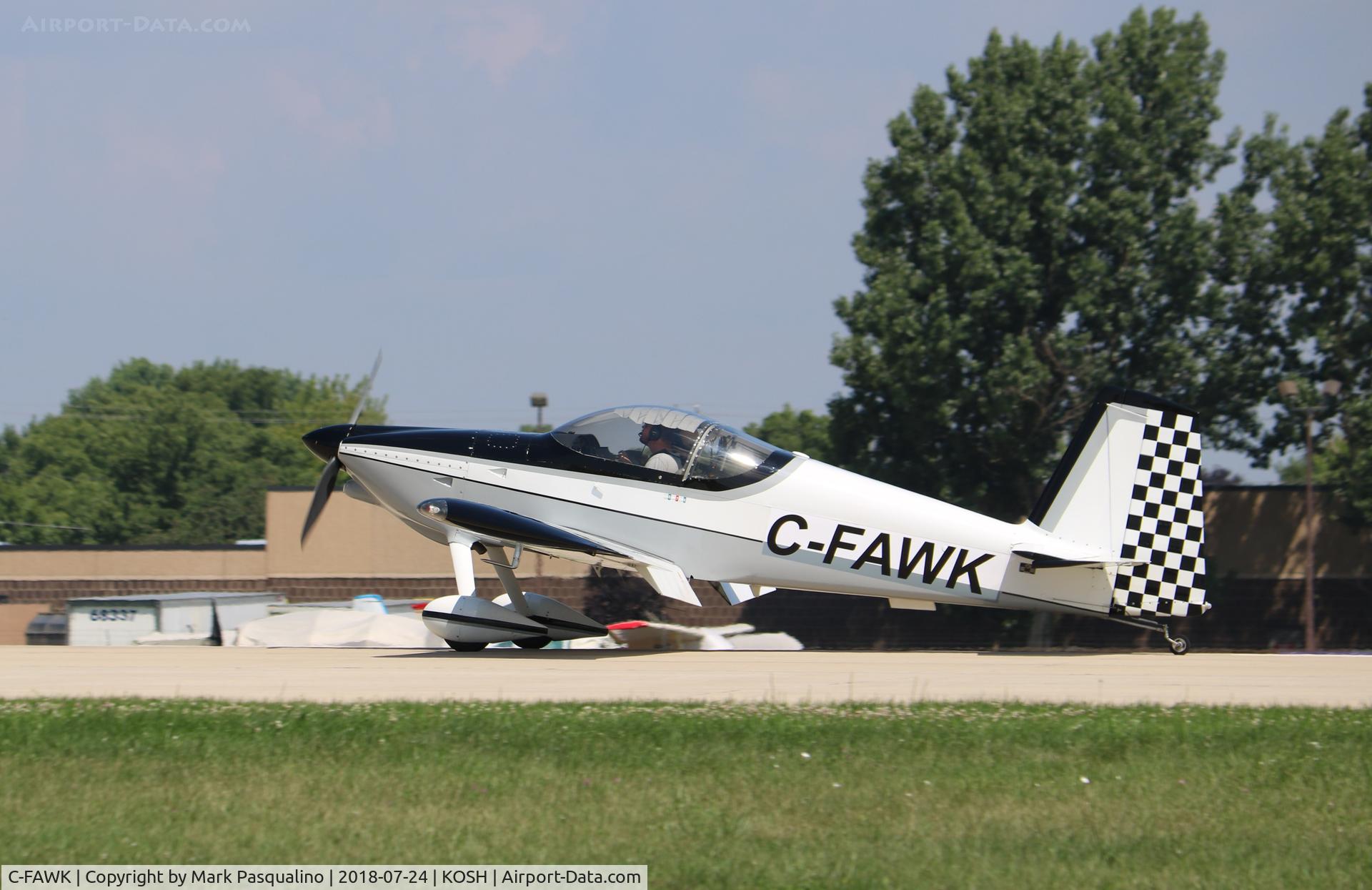 C-FAWK, 2008 Vans RV-7 C/N 70523, Vans RV-7