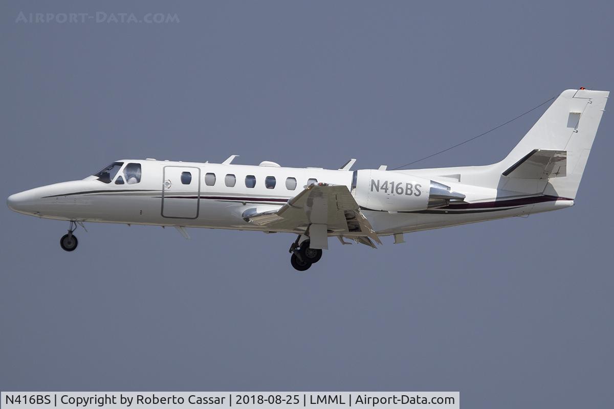 N416BS, 2008 Cessna 560 Citation C/N 560-0793, Runway 31