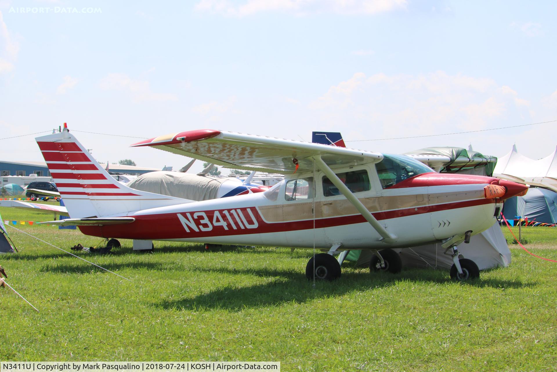 N3411U, 1963 Cessna 182F Skylane C/N 18254811, Cessna 182F