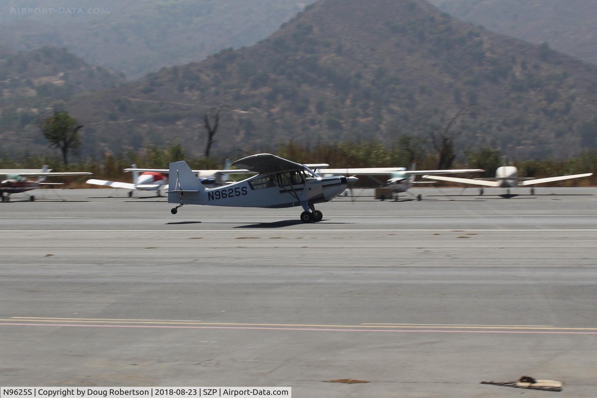 N9625S, 1966 Champion 7GCAA Citabria C/N 57, 1966 Champion 7GCAA  CITABRIA, Lycoming O-320 150 Hp, takeoff roll Rwy 22