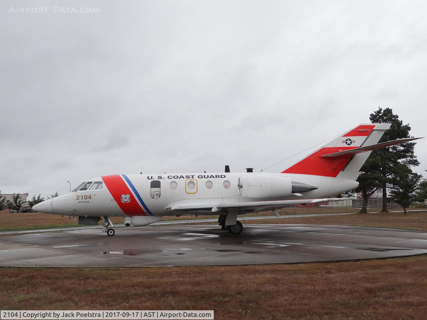 2104, Dassault HU-25C Guardian C/N 390, USCG Astoria airport