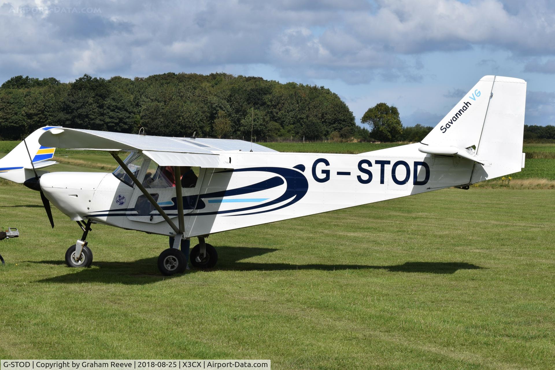 G-STOD, 2010 ICP MXP-740 Savannah VG Jabiru(1) C/N BMAA/HB/598, Parked at Northrepps.