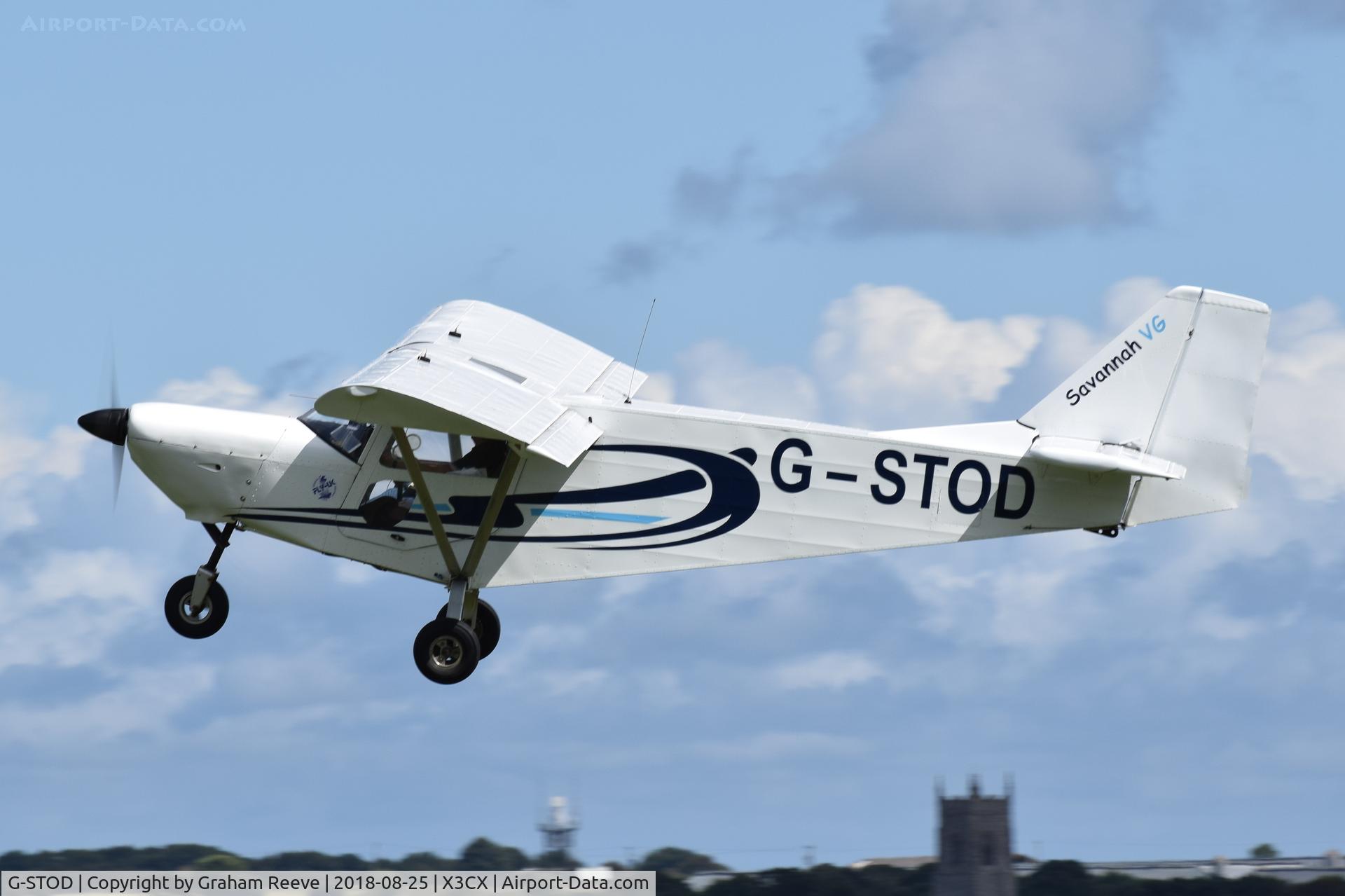 G-STOD, 2010 ICP MXP-740 Savannah VG Jabiru(1) C/N BMAA/HB/598, Departing from Northrepps.