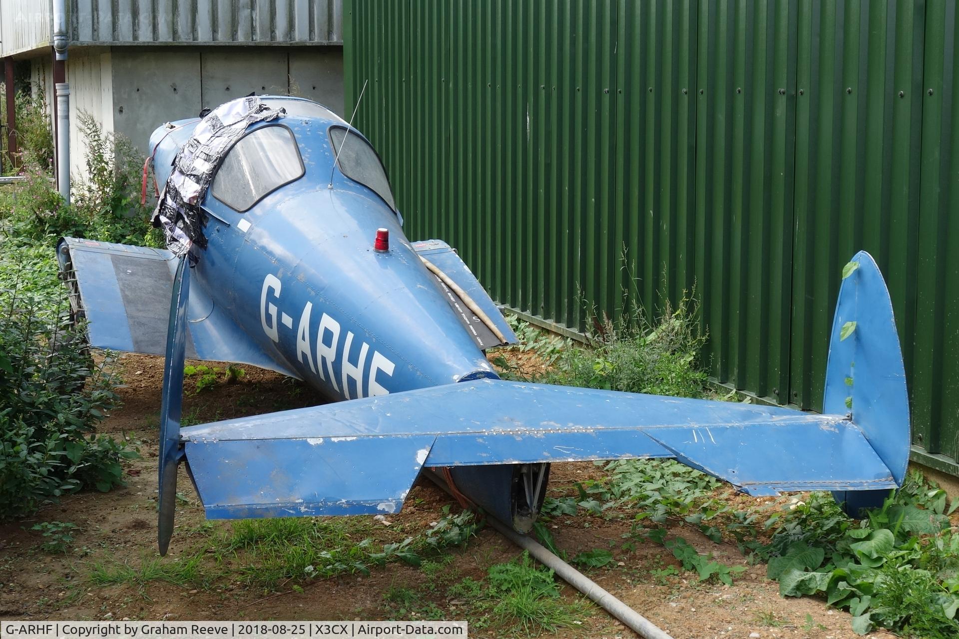 G-ARHF, 1960 Forney F-1A Aircoupe C/N 5737, Parked at Northrepps.