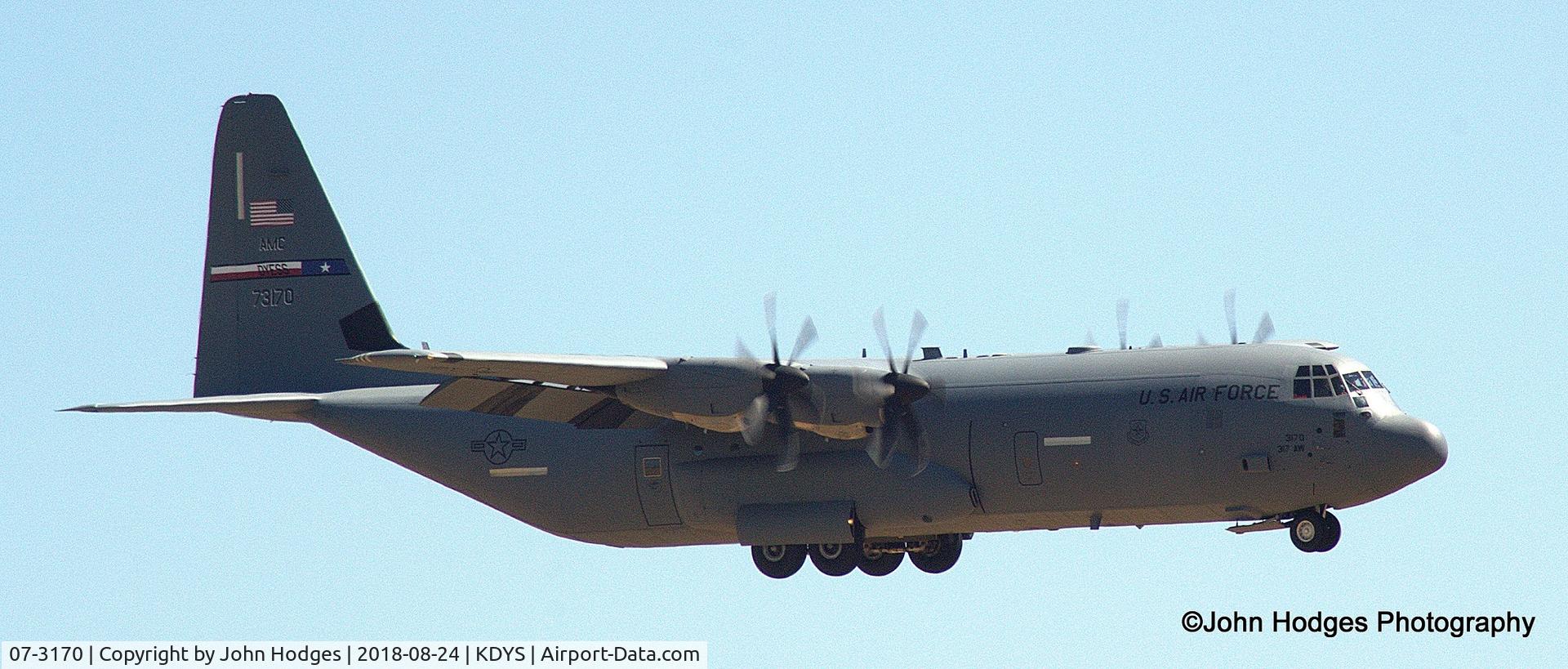 07-3170, 2007 Lockheed Martin C-130J-30 Super Hercules C/N 382-5628, The 317th AW Commander's flagship, 