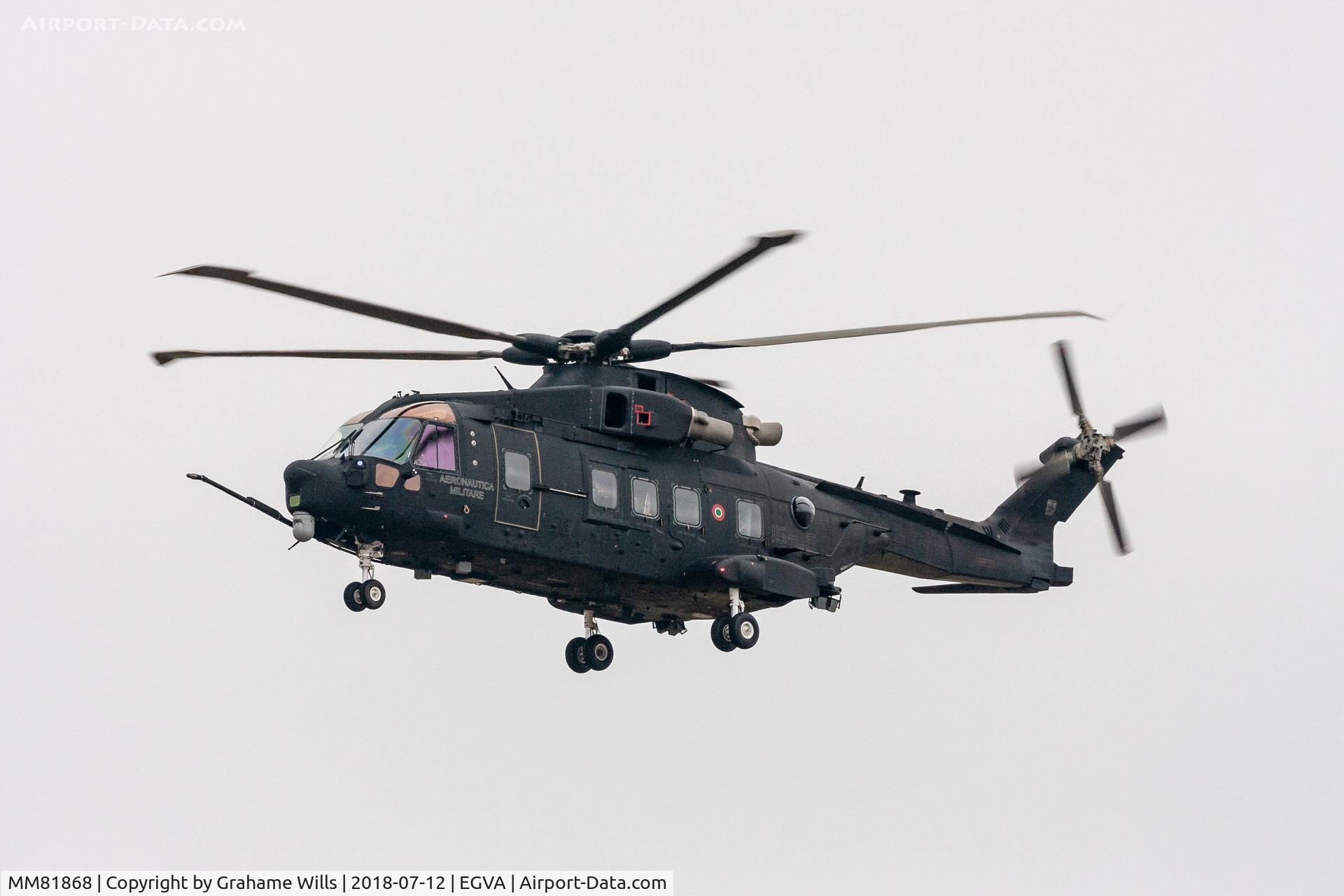 MM81868, AgustaWestland HH-101A Caesar C/N 50261, HH-101A MM81868/15-05 15 Stormo Italian AF Fairford 12/7/18