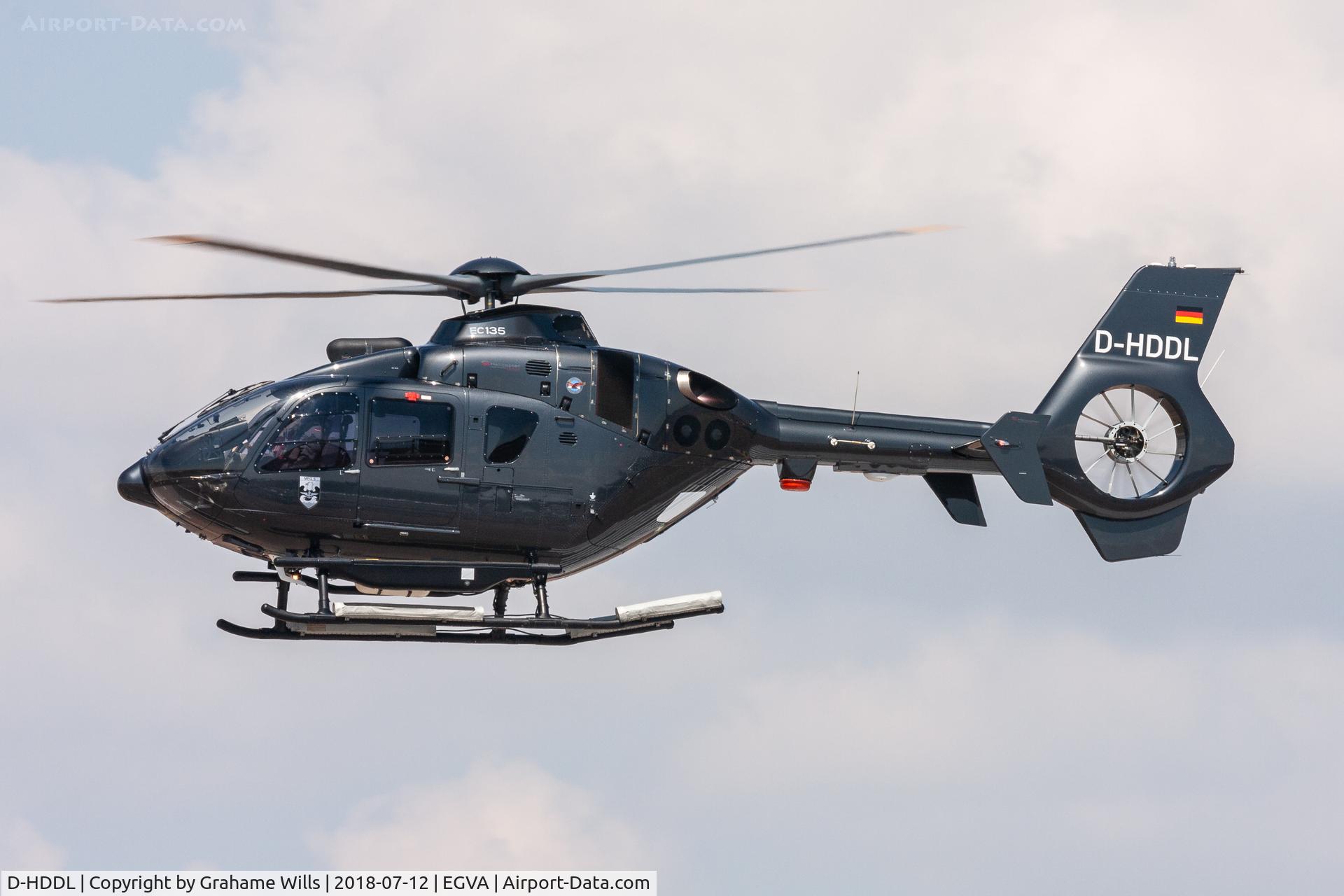 D-HDDL, 2015 Eurocopter EC-135P2+ C/N 1200, EC135 P2+ D-HDDL MFG5 German Navy, Fairford 12/7/18