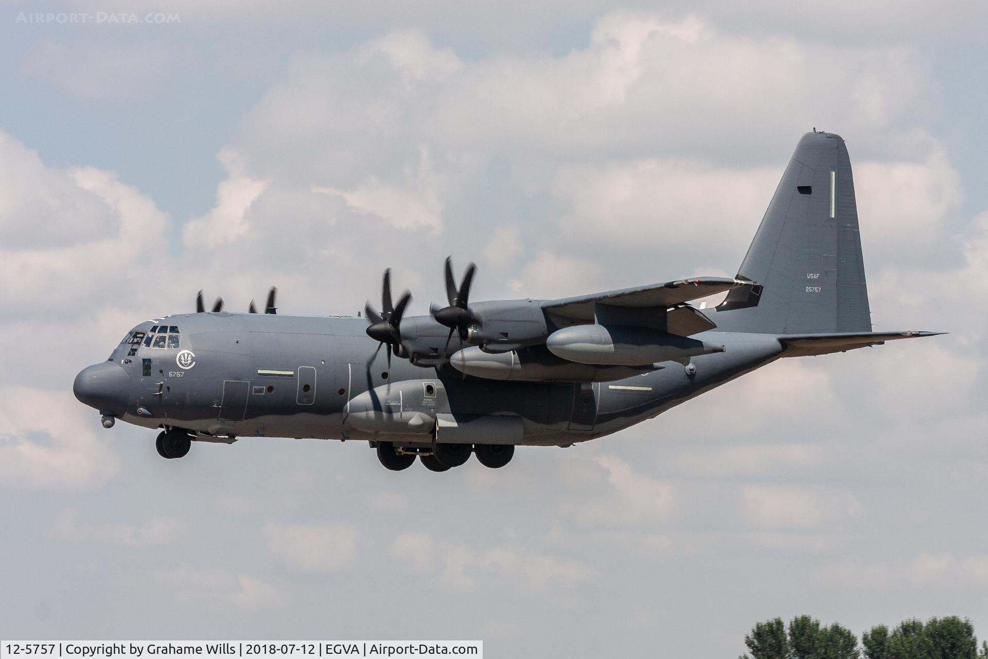 12-5757, 2014 Lockheed Martin MC-130J Commando II C/N 382-5757, Lockheed MC-130J 12-5757 67 SOS 352 SOW USAF, Fairford 12/7/18