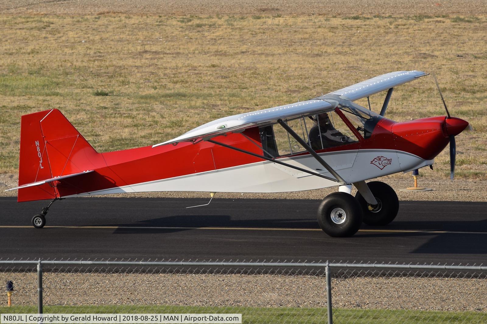 N80JL, 1994 Kolb Firestar C/N LAK3, Taxiing on Alpha.
