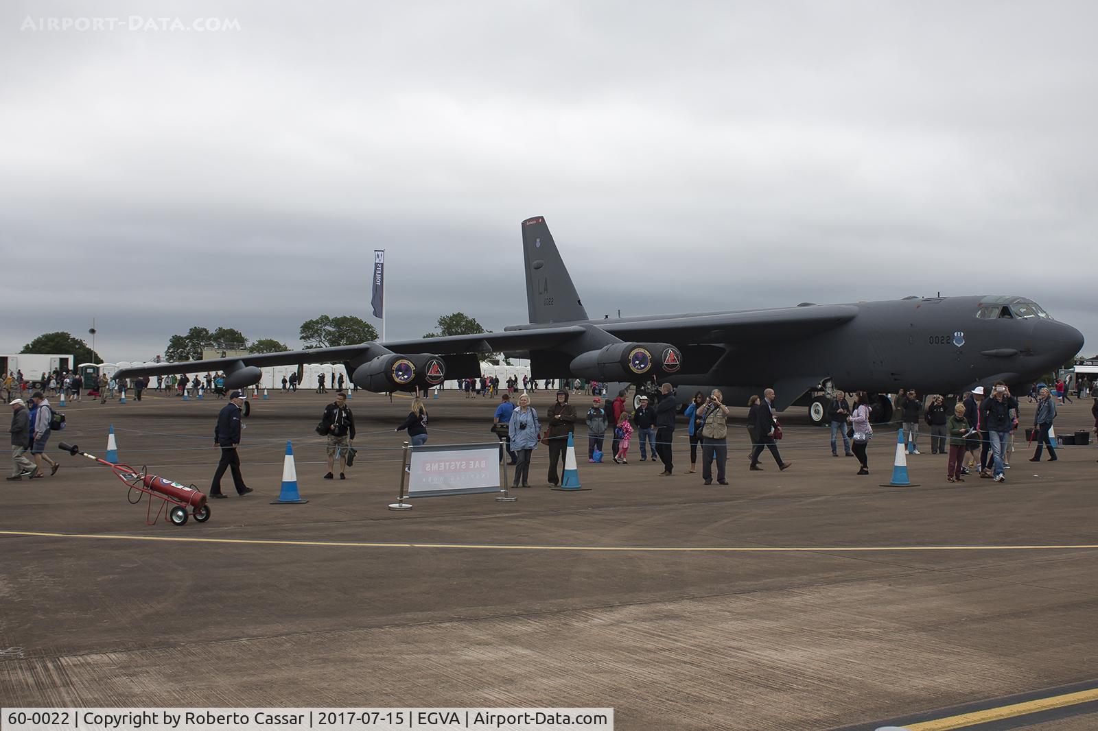 60-0022, 1960 Boeing B-52H Stratofortress C/N 464387, RIAT 2017