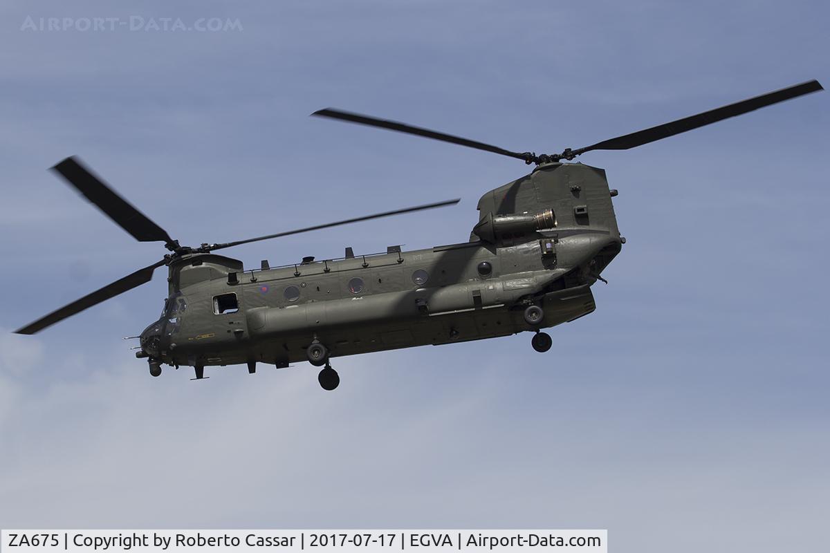 ZA675, Boeing Vertol Chinook HC.4 C/N M/A006/M7009,, RIAT 2017