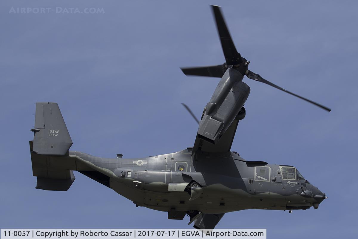 11-0057, 2011 Bell-Boeing CV-22B Osprey C/N D1038, RIAT 2017