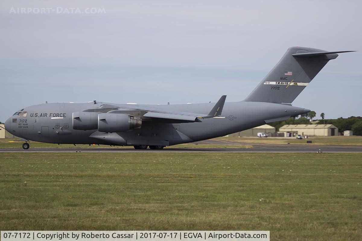07-7172, 2007 Boeing C-17A Globemaster III C/N 50189/F188/P172, RIAT 2017