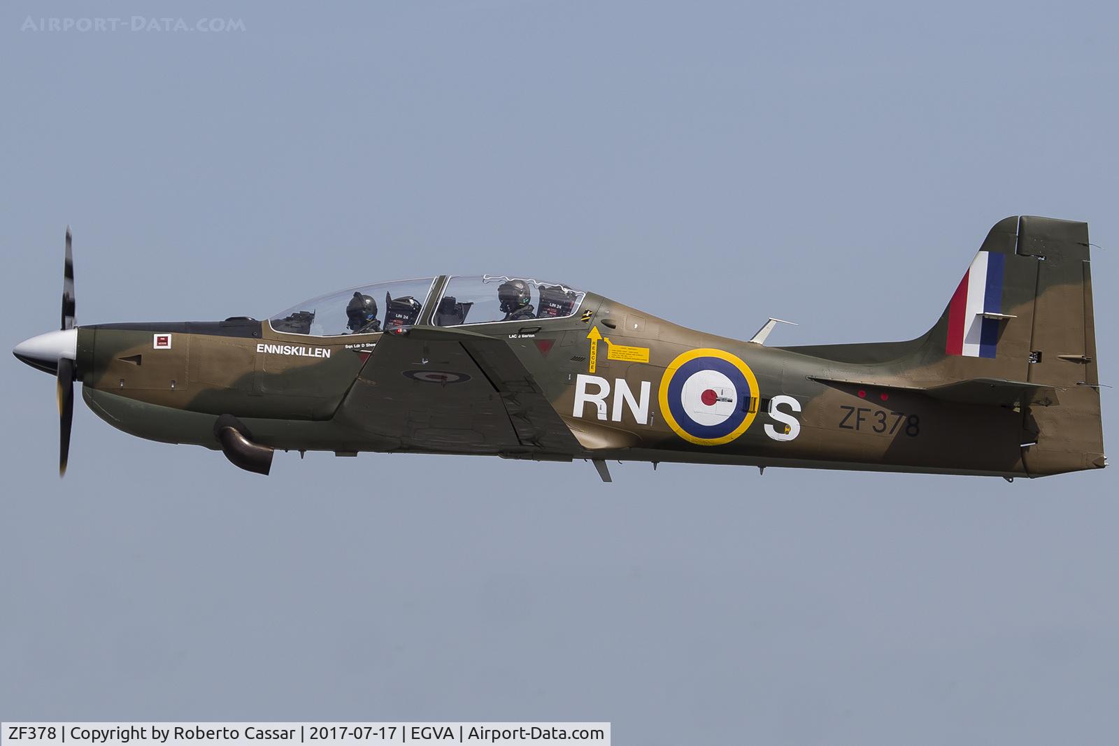 ZF378, 1992 Short S-312 Tucano T1 C/N S121/T92, RIAT 2017